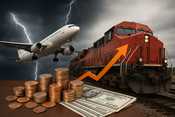 Aerospace shocks and rail M&A redraw capital flows