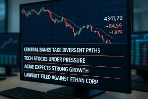 Policy Divergence and Tech Headlines Set Up a Pivotal Trading Session