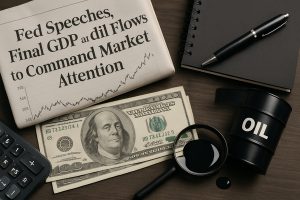 Fed Speeches, Final GDP and Oil Flows to Command Market Attention