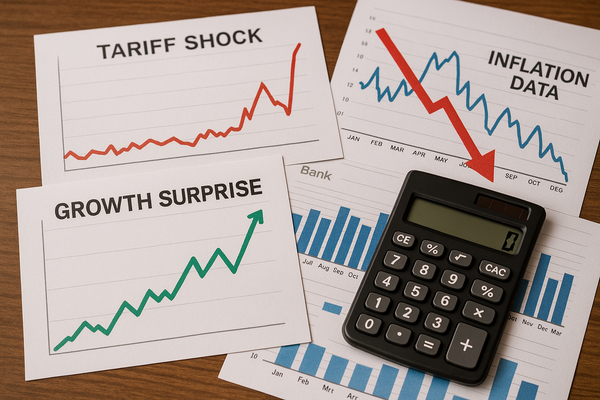Growth Surprise and Tariff Shock Recast Rate Cut Odds Ahead of Key Inflation Data