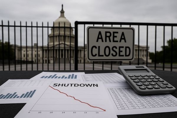 Shutdown Risk Could Silence Key U.S. Data and Complicate Fed Decision Making