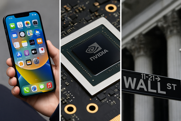 Tech Momentum Meets Skepticism: Apple’s iPhone Signals, Nvidia’s AI Run, and Where Wall Street Is Betting