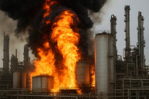 Massive fire erupts in jet fuel unit at Chevron's LA refinery