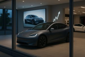 Tesla Teases New Model as Q3 Deliveries Rise, Shares Jump