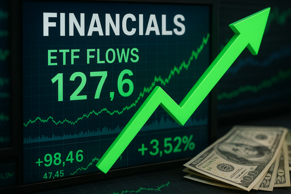 Financials Rebound as ETF Flows and Technical Strength Reorient Capital