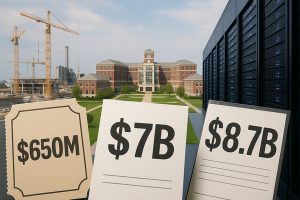 Big Tickets and Bold Capex Are Repricing Risk: $650M Convertibles, $7B Campuses and an $8.7B Compute Deal