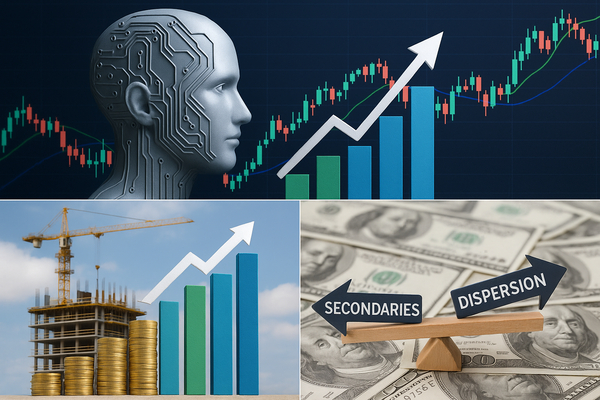 AI Equity Strength Rechannels Capital Toward Real Assets, Secondaries, and Dispersion Trades