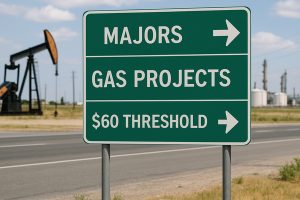 Market Crossroads: Majors, Gas Projects and a $60 Threshold