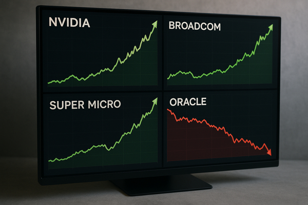 Nvidia, Broadcom and Super Micro Drive Rally While Oracle Pulls Back