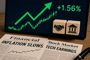 Trade Talks and Softer Inflation Lift Stocks as Tech Earnings and Central Bank Week Loom