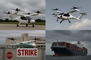 JOBY and ACHR Earnings, Boeing Strikes and Logistics Shock: A Week That Could Reprice Aircraft and Delivery Plays
