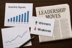 Quarterly Signals: Winners, Weakness and Leadership Moves