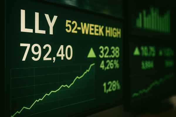 Eli Lilly (NYSE:LLY) Near 52-Week High After Earnings Beat; Trade Engine Score Elevated