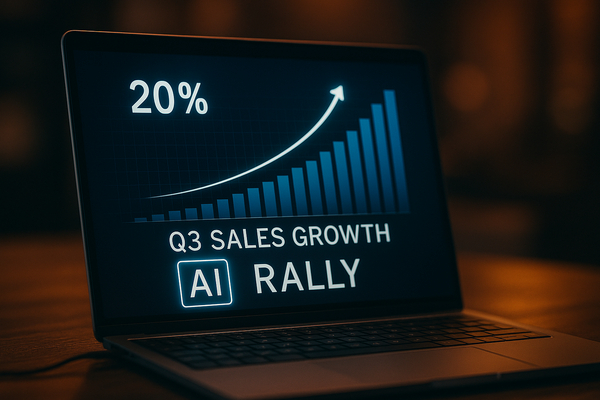 Amazon Web Services Posts 20% Q3 Sales Growth, Driving AI-Fueled Rally