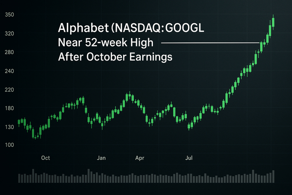 Alphabet (NASDAQ:GOOGL) Near 52-Week High After October Earnings