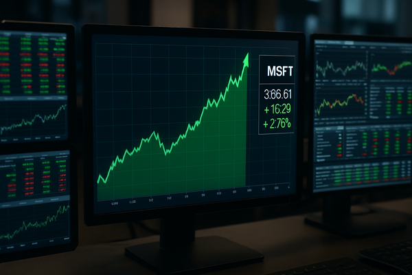 Microsoft (NASDAQ:MSFT) Climbs Near Yearly High After Q3 Revenue Beat