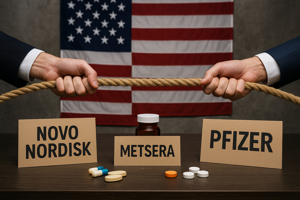 Novo Nordisk and Pfizer Clash Over Metsera Buyout and ‘America First’ Pitch