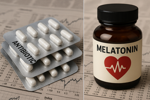 Antibiotic link to lower schizophrenia risk and melatonin heart warning hit pharma markets