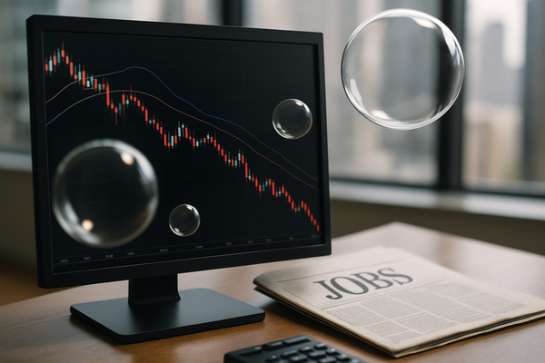 Markets Slip as AI Bubble Fears and Jobs Uncertainty Weigh on Risk Appetite