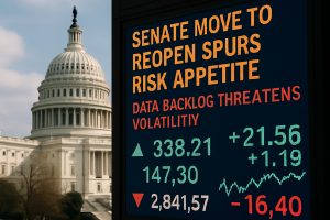 Senate Move to Reopen Spurs Risk Appetite as Data Backlog Threatens Volatility