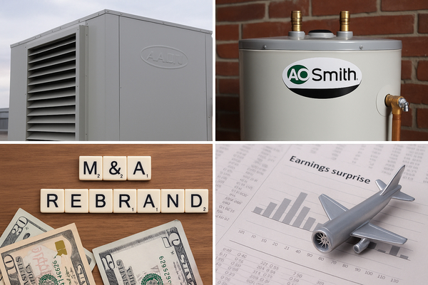 AAON, A. O. Smith and TransDigm Drive Industrial Headlines with M&A, Rebrands and Earnings Surprises