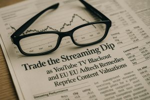 Trade the Streaming Dip: Hedge Disney Exposure as YouTube TV Blackout and EU Adtech Remedies Reprice Content Valuations