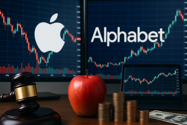 Apple’s $634M Verdict and Berkshire’s Alphabet Buy Force Markets to Reassess Tech Risk