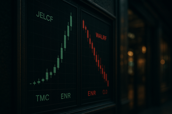 Stocks to Watch: JELCF and TMC Lead Gains as WALRF and ENR Suffer Sharp Losses