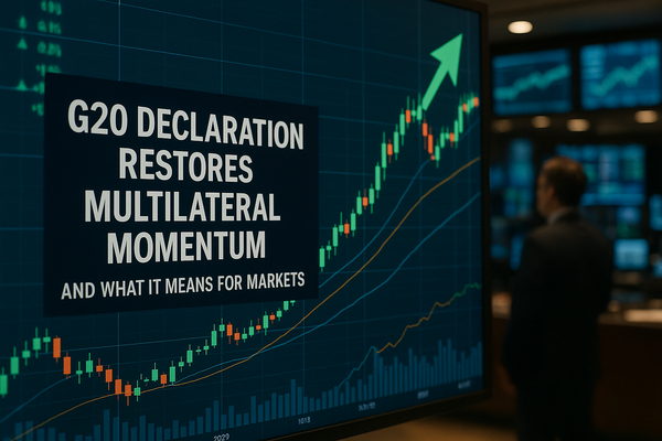 G20 Declaration Restores Multilateral Momentum and What It Means for Markets