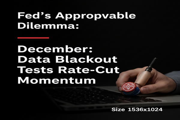Fed’s December Dilemma: Data Blackout Tests Rate-Cut Momentum