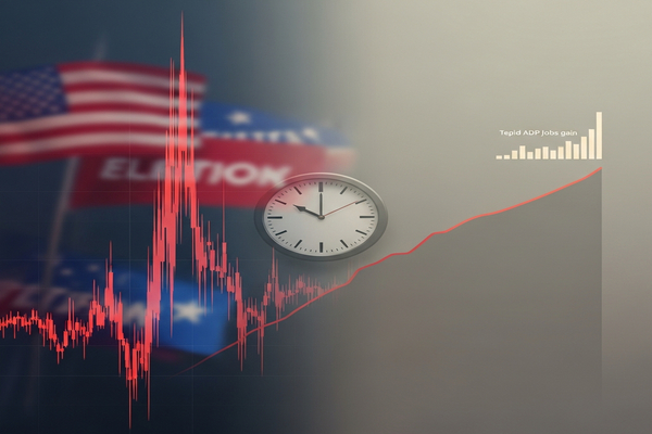 Markets Preview: Election Price Shock and Tepid ADP Jobs Gain Set the Session’s Tone