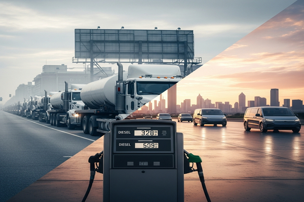 Diesel Prices Hold Firm While Brent Slides on Ukraine Peace Hopes and EU Fuel Ban