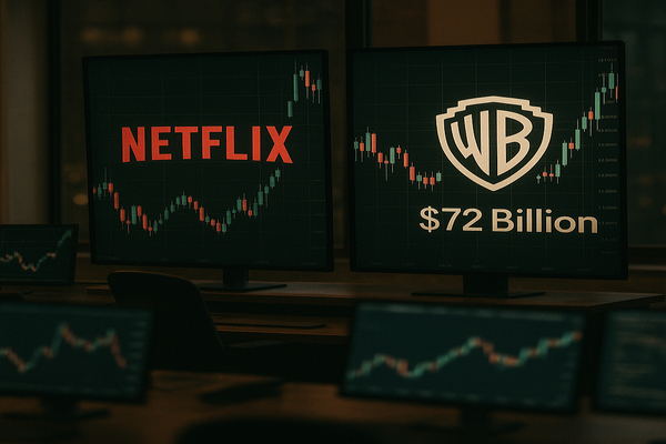 Netflix to Buy Warner Bros Discovery’s Studios and Streaming Unit for $72 Billion — What Markets Should Watch