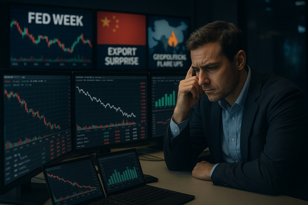 Markets Preview: Fed week, China export surprise and geopolitical flare-ups set tone for trading