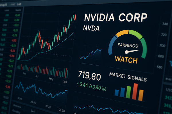 Nvidia Corp (NASDAQ:NVDA) — Trade-Engine Snapshot, Earnings Watch and Market Signals