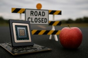 Nvidia Confronts Export Roadblocks as Apple Draws Upgrades Before Earnings