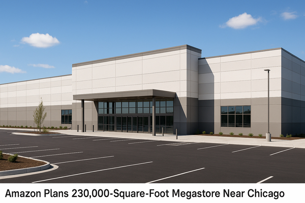 Amazon Plans 230,000-Square-Foot Megastore Near Chicago