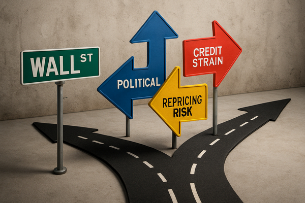 Markets at a Crossroads: Political Pressure, Credit Strain and Where Wall Street Is Repricing Risk